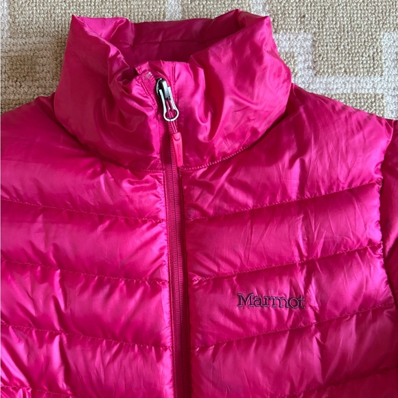 New Marmot 700 Fill Down Lightweight Packable Puffer Jacket Winter Coat Pink S - Picture 9 of 12